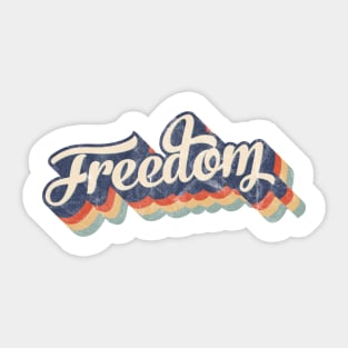 Freedom Sticker